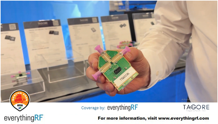 everythingRFcom's tweet photo. @everythingRF at @MTT_IMS  2026: @TagoreTechInc  High-Power GaN RF Switches for Tactical and Data Link Applications 

Read more - https://t.co/1vkUPhWqI7

#IMS2026 #galliumnitride #switch #RF #defense #innovation https://t.co/z7bgxStQ7k