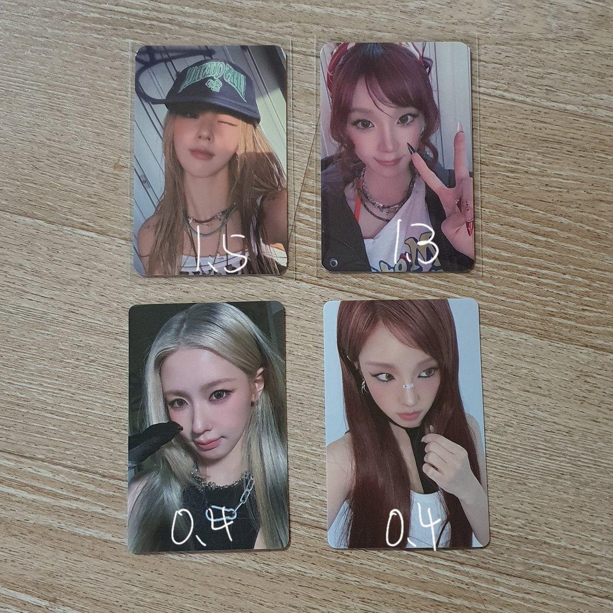 Evan66r's tweet photo. 아이들 we made 포카 양도 

가격사진참고 

반택 끼택 우택 가능 
입금후 환불 교환 X
디엠주세요. 

아이들 gidle  idle 미연 민니 소연 우기 슈화  miyeon minnie soyeon yuqi shuhua 포카 양도 분철 https://t.co/6KIKTSqZzm