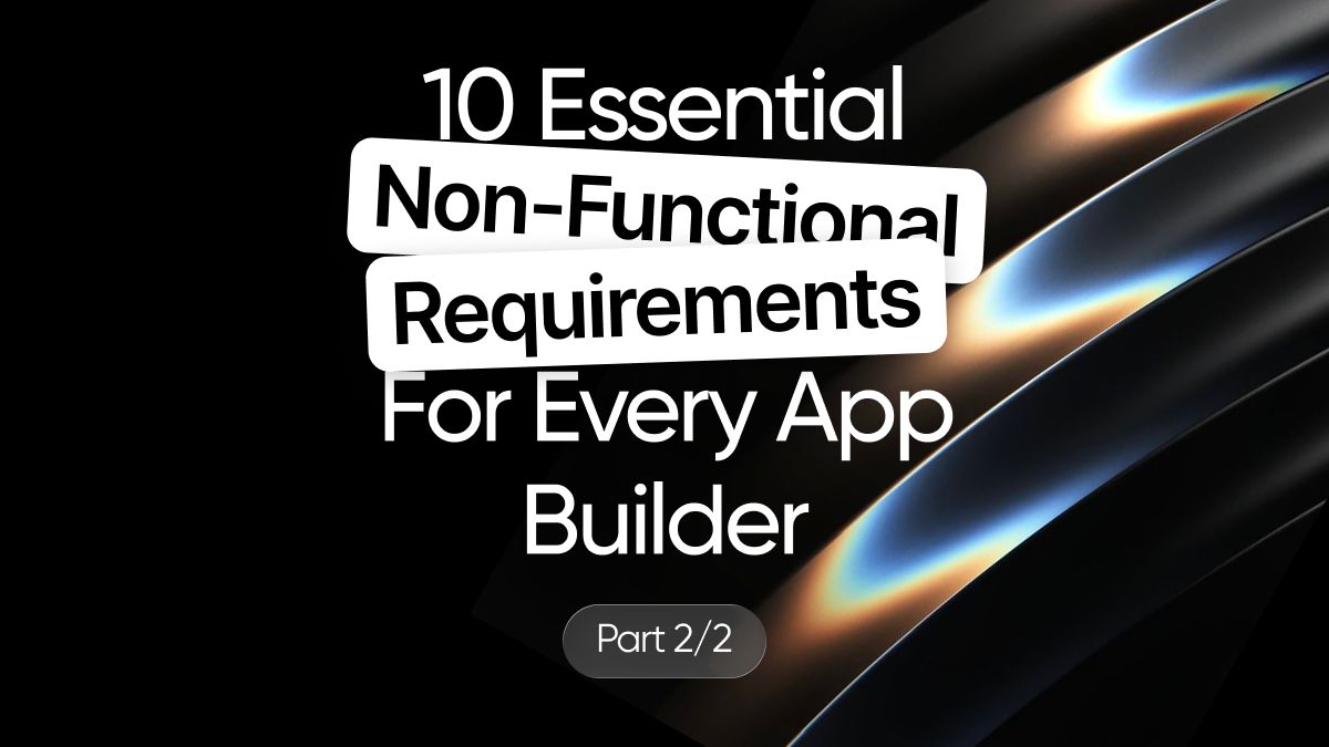 paralect's tweet photo. Features define what your app does. NFRs define how well it does it. Here’s Part 2/2 of the key NFRs that help apps perform, scale, and succeed. https://t.co/Qzf1smclUO