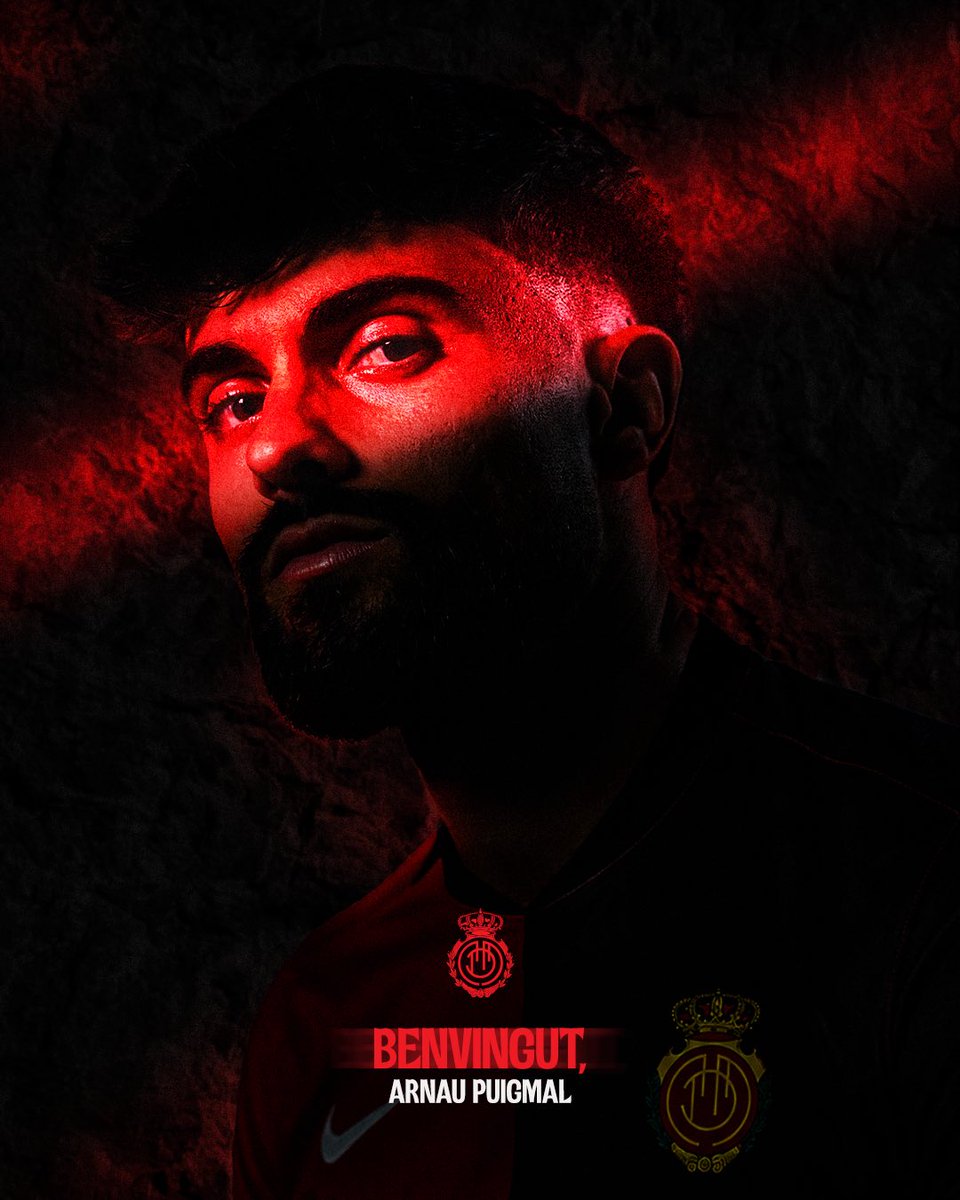 RCD_Mallorca's tweet photo. 𝐀𝐫𝐧𝐚𝐮 𝐏𝐮𝐢𝐠𝐦𝐚𝐥, nuevo jugador del RCD Mallorca ❤️🖤

Llega libre y firma hasta junio de 2029. https://t.co/aY2GB4QBpN