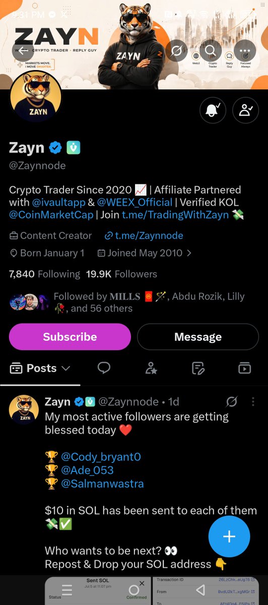 BENOY017's tweet photo. @Zaynnode @Moysol001 "Amazing to see you consistently giving back to the community! 💚 I've completed all the steps. Hoping to be the next one blessed! Here is my address: 
6vXUmnJMKwaiEH85uJQXtZ353o3UBR4yVv18MzqvRhGR https://t.co/R5o7Tdxuuo