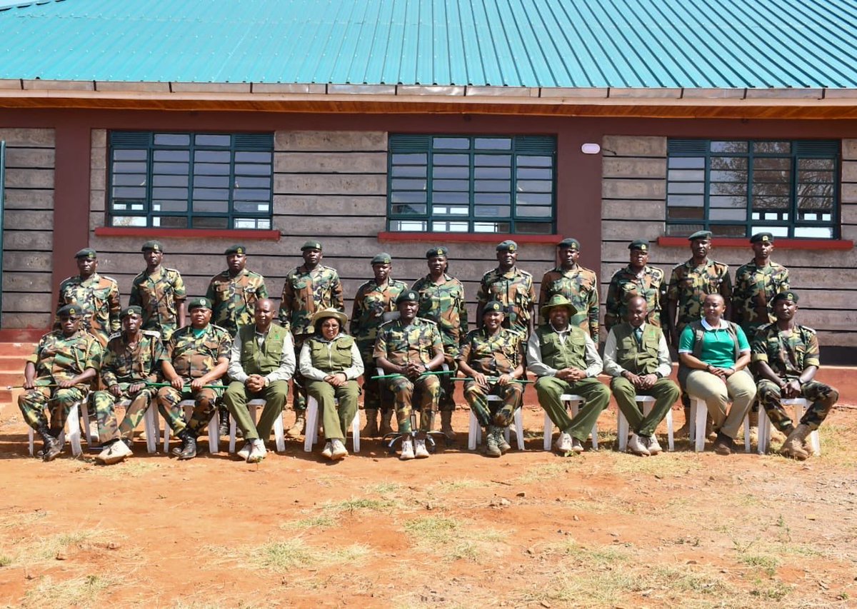 KeForestService's tweet photo. SENIOR MANAGEMENT VISIT FOLEA MUKUTANI TRAINING CAMP 

The Forest Law Enforcement Academy (FoLEA) Mukutani, today played host to Kenya Forest Service senior management team, led by SDCCCF-Dr. Clement Ngoriareng. He was accompanied by the Commandant Mohammed Adan Mohammed, among other senior management team. The delegation was received by the College Commandant, A. J. Mwandigha.

The team met trainees of the Leadership & Development Course No. 01/2026 at Mukutani Hall, comprising 113 Inspectorate Officers and 49 Chief Inspectors. During the engagement, the senior leadership sensitized the officers on their vital duties and responsibilities, emphasizing visionary leadership, ethical conduct, accountability, teamwork, and unwavering commitment to the Kenya Forest Service mandate.

The visit underscored the KFS leadership's steadfast commitment to nurturing, mentoring, and equipping future forest commanders with the knowledge, practical skills, and professional values required to effectively protect, manage, and conserve Kenya's forest resources. The trainees were challenged to remain disciplined, embrace servant leadership, uphold the rule of law, and discharge their duties with integrity, courage, and patriotism in safeguarding the nation's natural heritage.

The session concluded with words of encouragement from the senior management, who expressed confidence that the officers undergoing training will become transformational leaders capable of advancing sustainable forest conservation and strengthening the mission of the Kenya Forest Service for the benefit of present and future generations.