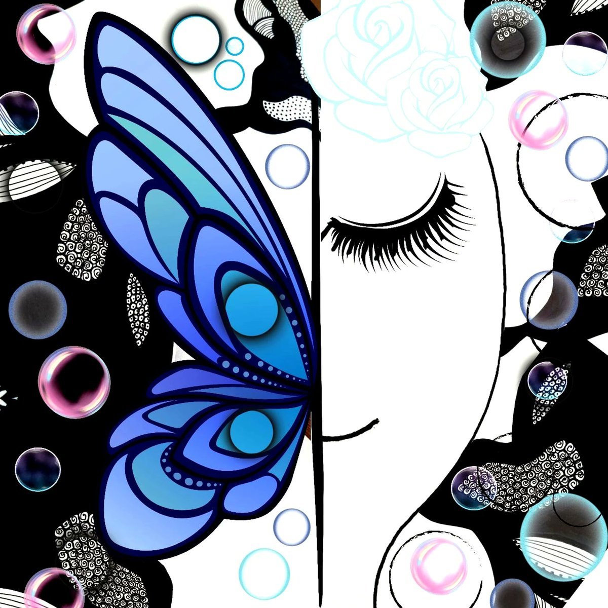 MasterpieceXRPL's tweet photo. #FineArtonXRPL #Masterpiece 
"With Half My Wings" by.@samareh1359
🦋✨
"Sometimes, you do not need to be whole to fly. Part of us dreams, while another part learns how to walk. This piece is about embracing incompleteness; a place where beauty is found not in perfection, but in growth and transformation. Even with half my wings, I move toward the light. 🦋✨