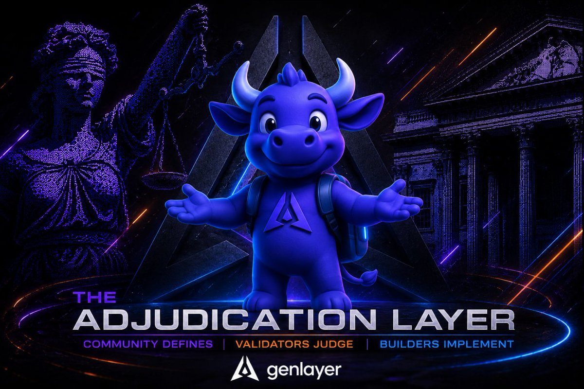 Defifundamental's tweet photo. Everyone Treats the Community Path as the Consolation Prize. On an Adjudication Layer, It Is the Opposite.

Years ago I brought a non-technical contribution to a crypto project and got the polite version of "that's cute, the real work is the code." I believed it too long.

Here is what changed my mind about @GenLayer. Its whole job is to judge what is fair when agents disagree.

And "fair" cannot be written in code from scratch. Someone has to define what fair even means first.

That is not the builder's job, and not the validator's either. Validators apply judgment. Builders encode it.

But the standard they apply has to come from somewhere human. That somewhere is the community.

So "you do not need code to matter here" is not a soft landing. It is literal.

The hardest input in the whole stack is judgment about ambiguity, and that starts with people, not contracts.

All three paths earn GenLayer Points as the network grows. Builders ship Intelligent Contracts. Validators reach verdicts through Optimistic Democracy. Community defines the fairness the other two operate on.

The network is early, which is when the definitions get set. Show up now and you help write the standard, not inherit it.

If you have ever argued about what is fair and been right, this is your path.

Start here: https://t.co/KvODZsb3RZ

Which path feels like yours, and what makes you sure?