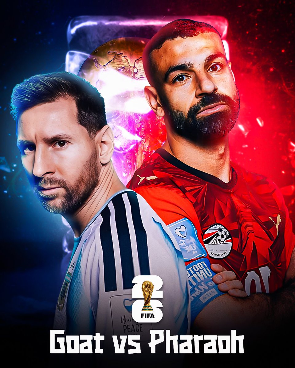 StudioGrap47263's tweet photo. 🐐 Goat vs Pharaoh ⚔️ 

Argentina 🇦🇷 x Egypt 🇪🇬 in Atlanta ⚽️

Poster designed by @samuel_design_pro 🎨

Inspiration: @manuelish https://t.co/eJjU56TqGz