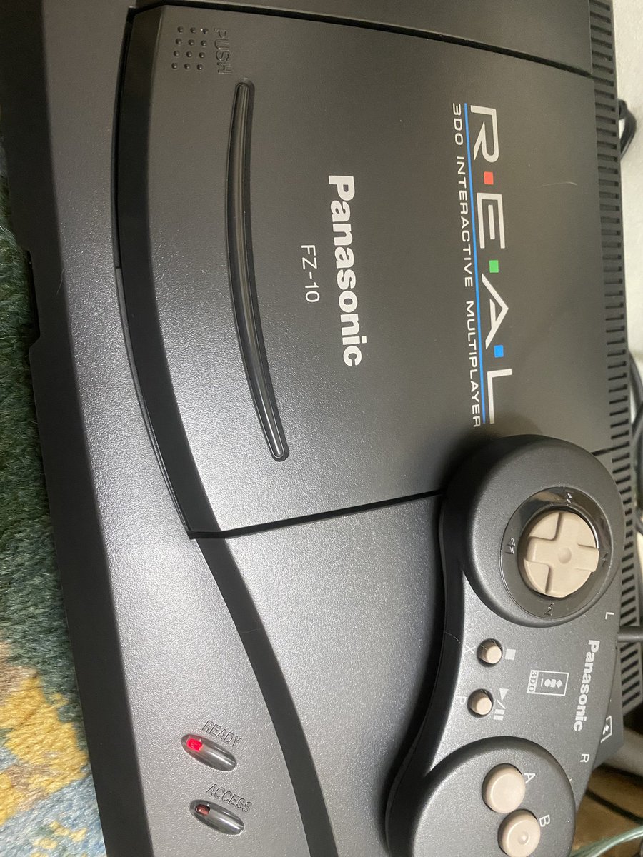 ShinJp1's tweet photo. 不動の3DO REAL 
FZ-10(後期型)
Panasonic 

処置
メイン基板の電解コンデンサ交換
レーザーピック調整

無事に起動👍

#JGR https://t.co/ORRTIS3rcd