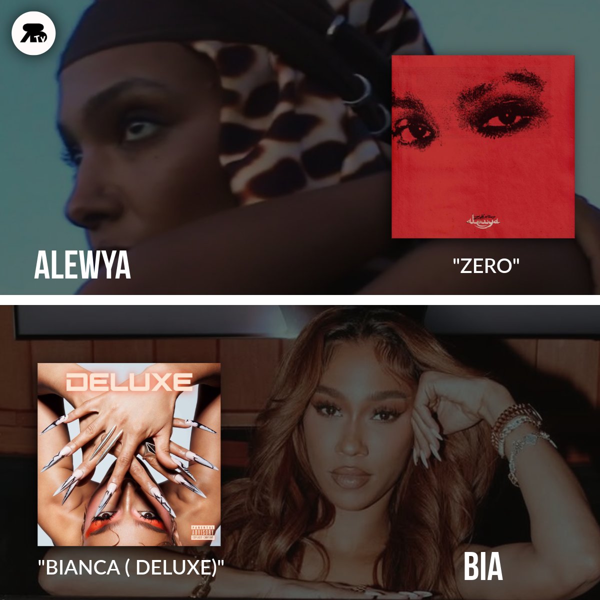 redbarstv's tweet photo. ALBUMS &amp; EPS YOU SHOULD ADD TO YOUR ROTATION THIS WEEK. 

1. ZERO (Album) - ALEWYA 
2. Bianca (DELUXE) - BIA 
3. And all pride aside (Album) - KWN 
4. No Sleep in paradise (Album) - NAOMI SHARON 
5. Payback is a dog (Ep) - NIA SMITH 
6. Homesick (Ep) - SOSOCAMO https://t.co/92qno7ubc2