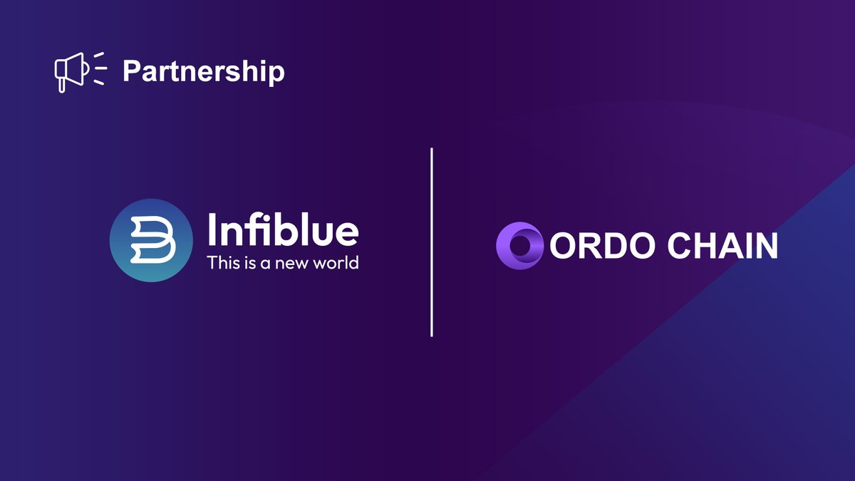 InfiblueNFT's tweet photo. 🤝 Excited to welcome @ordo_chain to the #Infiblue ecosystem!
Together, we're connecting communities, empowering innovation, and creating more opportunities for users across #Web3. 🌐✨
Stay tuned! 🚀
#Infiblue #ORDO #Web3 #Blockchain #Partnership https://t.co/TY2CjJ41nl