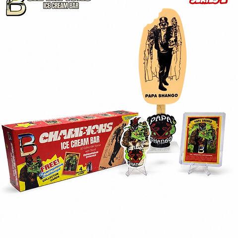 bpstudiosNE's tweet photo. Grab your Champions Series 2 Papa Shango today at https://t.co/zdUvGj55Xe 

Card artwork by @skufius

#papashango @TheRealGodfthr https://t.co/3F8kmPGUV1
