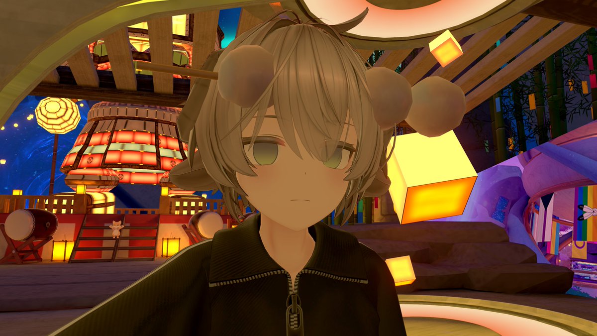 akikazeyuu's tweet photo. #Moln3D

VRCのデフォルト（七夕）ワールドにて。 https://t.co/06ucdsYzg5