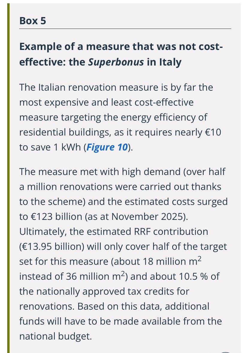 davcarretta's tweet photo. Un altro giudizio devastante sul Superbonus di Giuseppe Conte. 

Questa volta della @EUauditors. https://t.co/JRMS3XfoF2