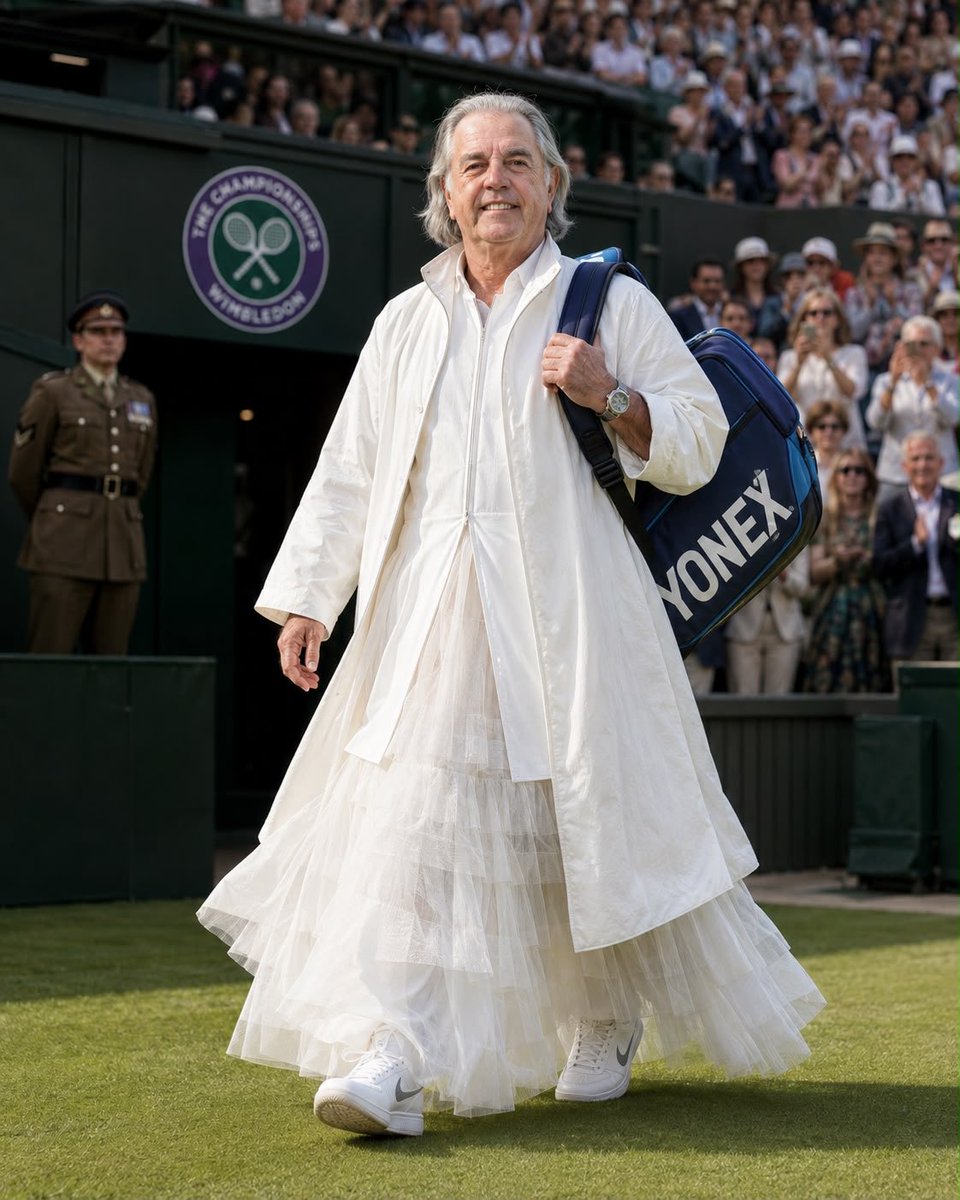 AdrianoPanatta's tweet photo. Osaka Bertolucci sfila al Centrale di Wimbledon….
Che figurino eh?
Aspetto i vostri commenti!! https://t.co/MrIG3rdAVn