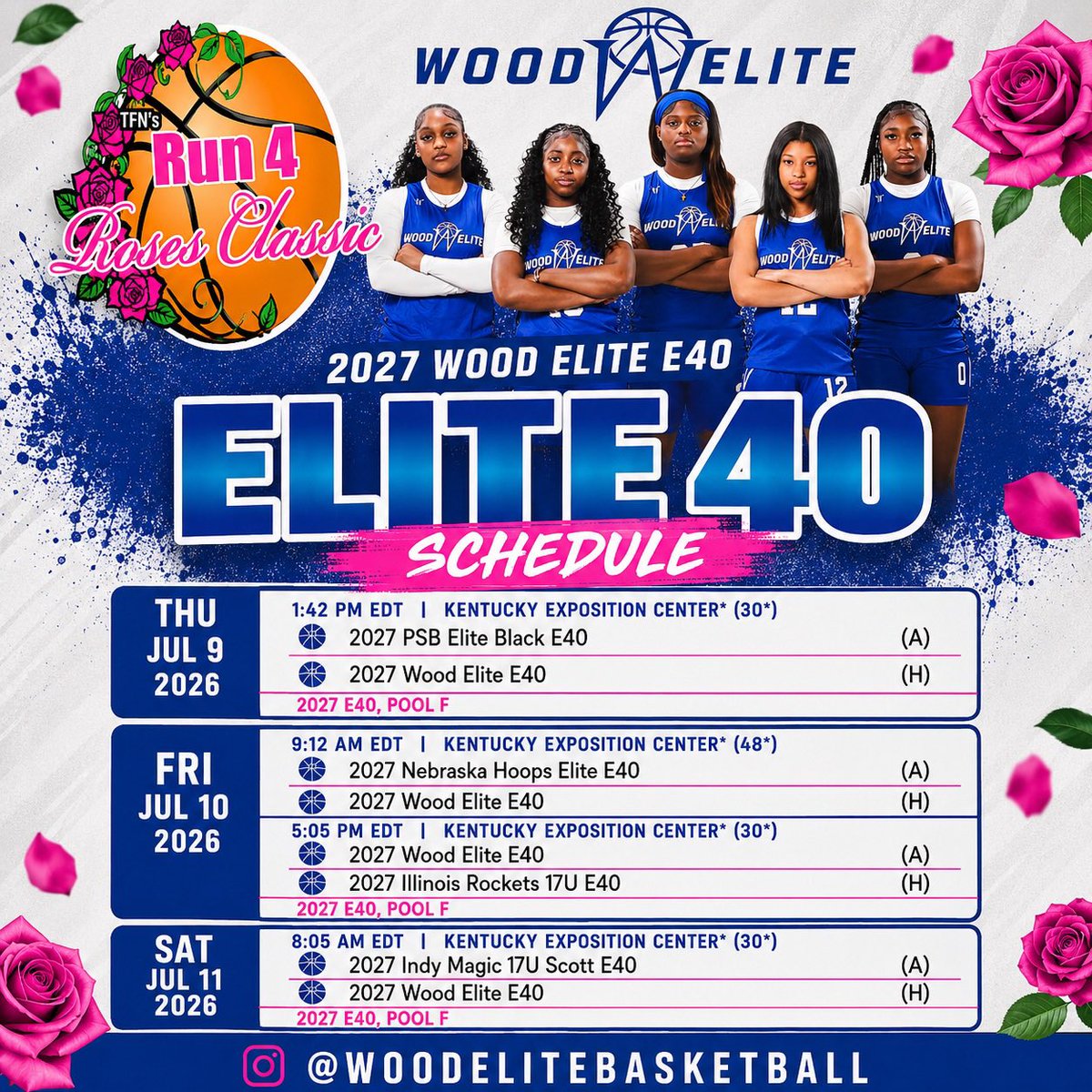 WoodEliteSkillz's tweet photo. 🚨College Coaches🚨 Come check out our Wood Elite 17u E40 squad this week in Louisville at Run 4 Roses. A roster full that can help ANY COLLEGE PROGRAM! #woodelitebasketball https://t.co/ogb5VU5oiS