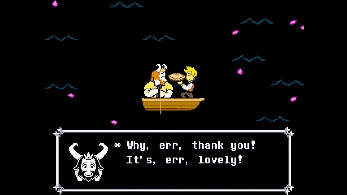 fambramb's tweet photo. Chapter 5 genuinely becomes the funniest chapter when you learn Asgore was just playing along with Flowery and didn't care about the affection he was being given lmaooo https://t.co/48eEi6FS5n