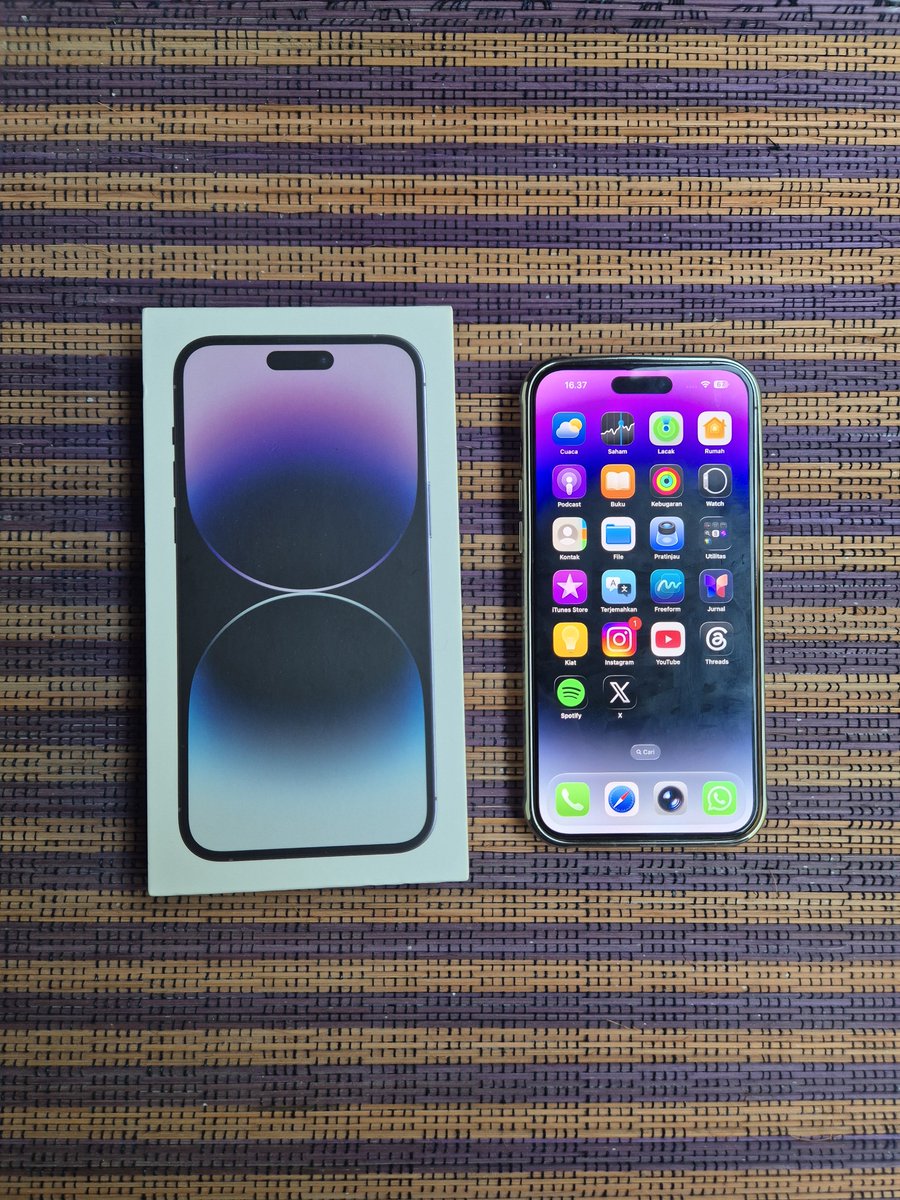 handimuhh's tweet photo. Dijual
iPhone 14 Pro Max 128gb Ibox
Fullset Nominus
BH 85%
Truetone On
Face Id on
Harga 12.2jt nego
TT/BT bisa
Lokasi Klaten, Jogja-Solo bisa COD

#zonauang #jualapple #jualiphone #butuhuang https://t.co/cs38DkUi4j