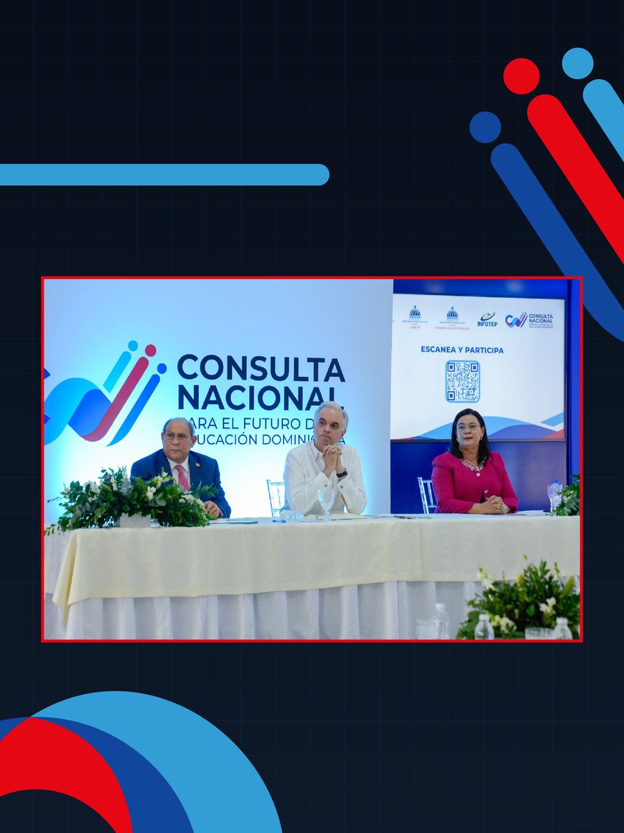 InfotepRD's tweet photo. Seguimos desarrollando la Consulta Nacional con Líderes de Opinión, presentando propuestas para la transformación del futuro de la educación dominicana. https://t.co/FafEqa53Fo