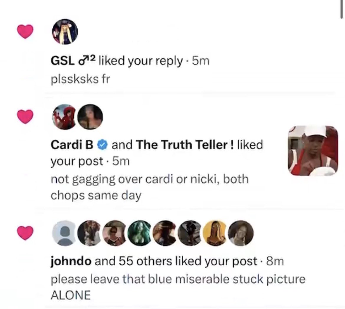 hexminaj's tweet photo. THE OBSESSION NEEDS TO STOP @iamcardib LEAVE NICKI ALONE!!! https://t.co/Xk8aClKuIZ