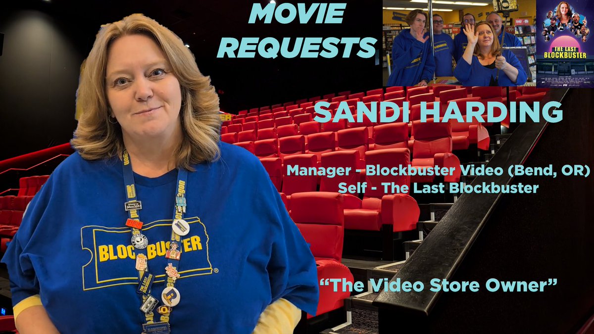 JackDrees's tweet photo. Please welcome Sandi Harding to #MovieRequests! She owns the last Blockbuster Video on earth!
What film do you think Sandi asked me to review? FIND OUT ON TUESDAY, JULY 14TH on https://t.co/hqtas3M91b and YouTube!
Subscribe! https://t.co/LpFFUhaMJC
#SceneBefore #NerdArmy https://t.co/tSSlZMCvVM