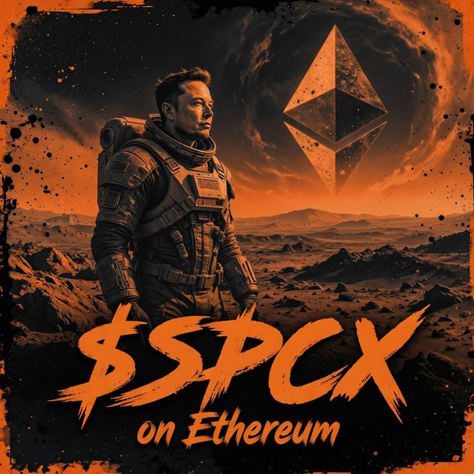 joormundr's tweet photo. @unusual_whales SpaceX just joined the Nasdaq-100.

The $SPCX Already on Ethereum.

Community > Institutions.

We don’t follow the index.  
We are the index of the future.

To Mars. 🔴🚀 $SPCX 

0x5574bd3eb2d4f3fc8b95a4972bfeb29aeb324e1c https://t.co/a9CJQvoHwR