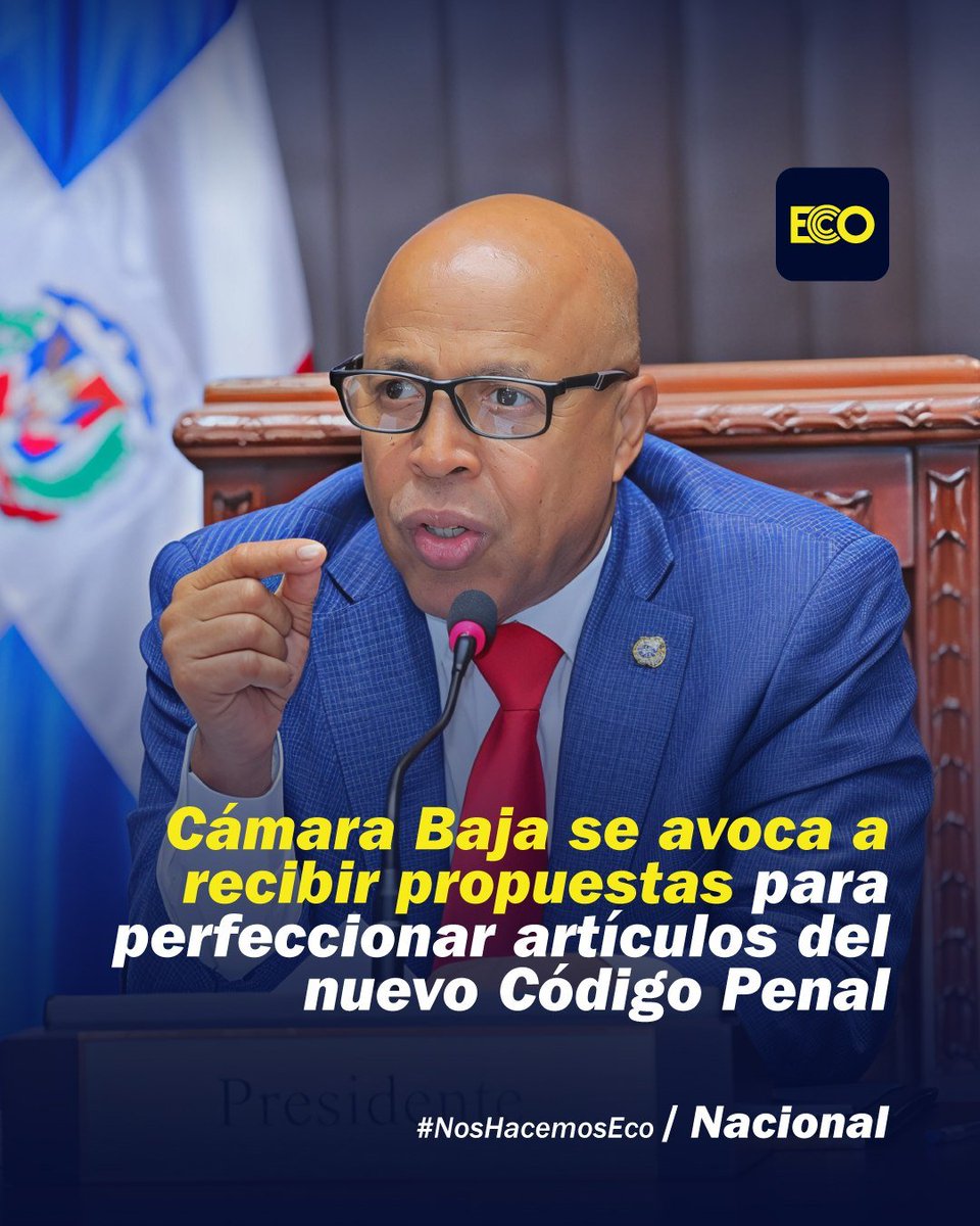 diarioecord's tweet photo. #NosHacemosEco

El presidente de la Cámara de @DiputadosRD, Alfredo Pacheco, informó este martes que la segunda ala del Poder Legislativo recibirá las propuestas de reforma a los artículos que alegadamente sen perfeccionables.

🟥Ampliar: https://t.co/ItowUalUcJ https://t.co/awiPri963u