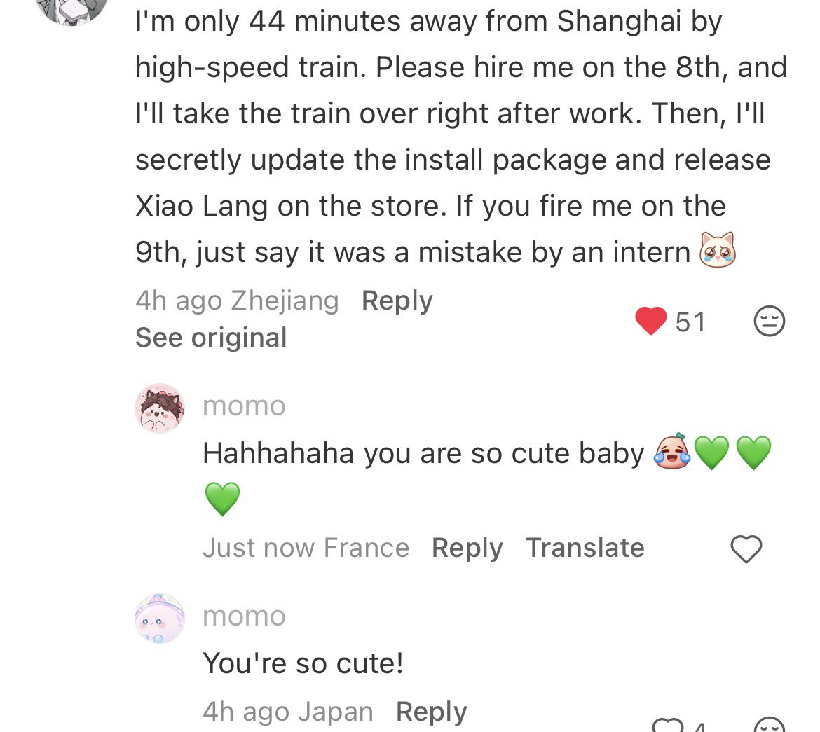 cxc_cherry's tweet photo. CN girlies are just as anxious as we are, if not more considering they had to be directly subjected to the hate of anti yet they are still laughing at funny ways to bring back Valko. YRH is the CEO of Papergames (Yao Runhao), sister tea Egg is Nikki from Infinity Nikki 😂 https://t.co/kpJ7fnc1M4