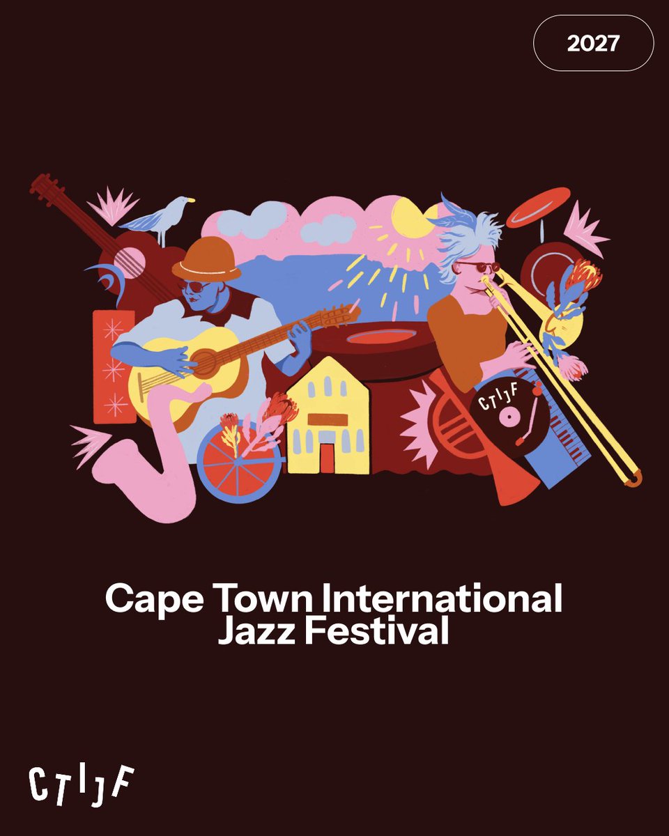 CTJazzFest's tweet photo. You might have seen our launch event. But what exactly did we announce?

The CTIJF presents the Month of the Mother City. 🎷

In March 2027, we'll expand into a month-long celebration featuring flagship weekends, community concerts, masterclasses &amp; panel discussions.

#CTIJF2027 https://t.co/MxfTPuGg7W