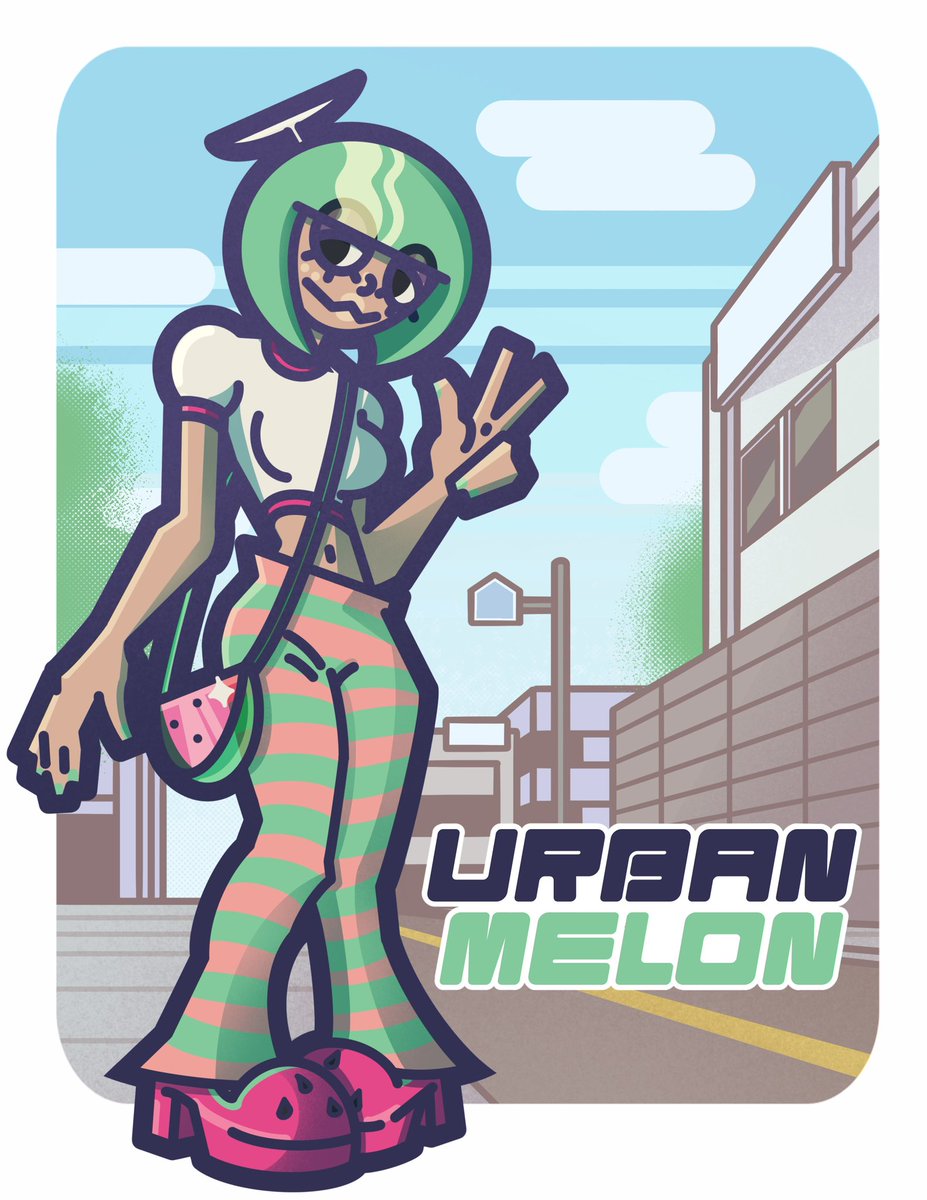 strangemanraph's tweet photo. Melon Gyaru 🍉
#illustration #noai https://t.co/JuBZ7vfDcg