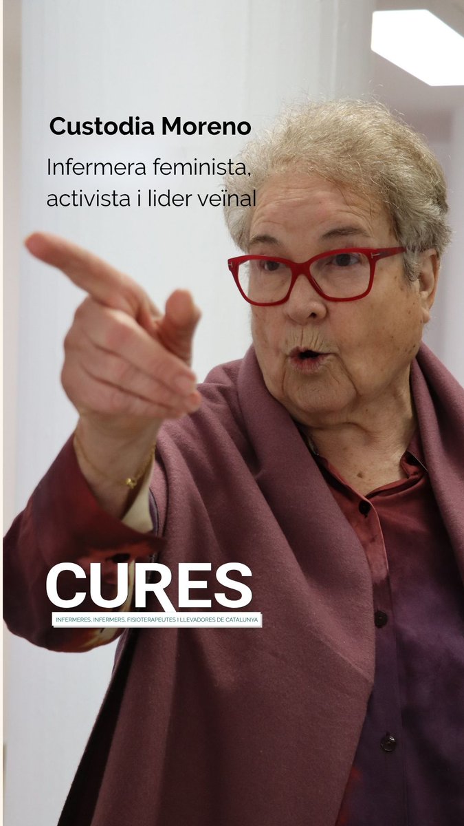 SATSECatalunya's tweet photo. 💜 “No entenia que la infermeria fos portar cafès i cordar bates.”

Custodia Moreno: defensa una infermeria amb veu pròpia, científica i compromesa  

A #CURES comparteix una trajectòria de lluita pels drets, la igualtat i la dignitat de les persones
▶️  https://t.co/vALph7u0ED https://t.co/Dd0ZA8fWbZ