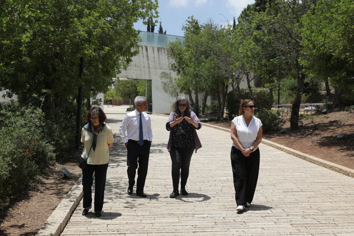 RahmEmanuel's tweet photo. Whenever I visit Israel, consistent with my first visit with my mother, I make it a point to visit Yad Vashem and walk the Avenue of the Righteous Among the Nations.

It is a profound reminder of both the darkest depths of evil and the greatest heights of humanity that knows no boundaries. It honors people from all walks of life who risked everything to save the lives of others during the darkest chapter of human history.

It reminds us that evil exists, but so does extraordinary courage, compassion, and righteousness. There are those who choose humanity over hatred. Their example is one that we cannot and should never forget.
