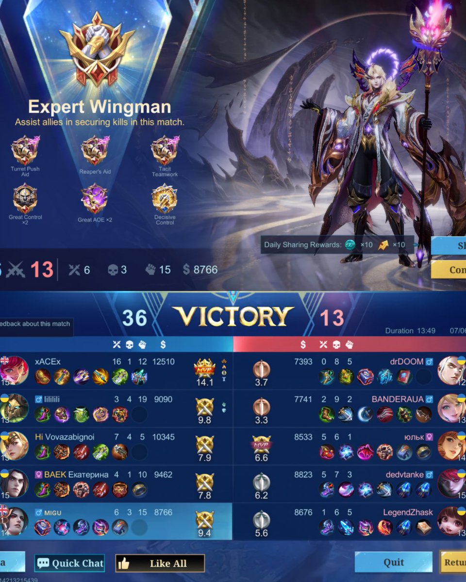 iAmMiggylito's tweet photo. Road to Mythic: Cecilion
This Beatrix is pro 💪
#cecilion #mage #mlbb #s41 #TikTokLive https://t.co/RqBobQkWgv