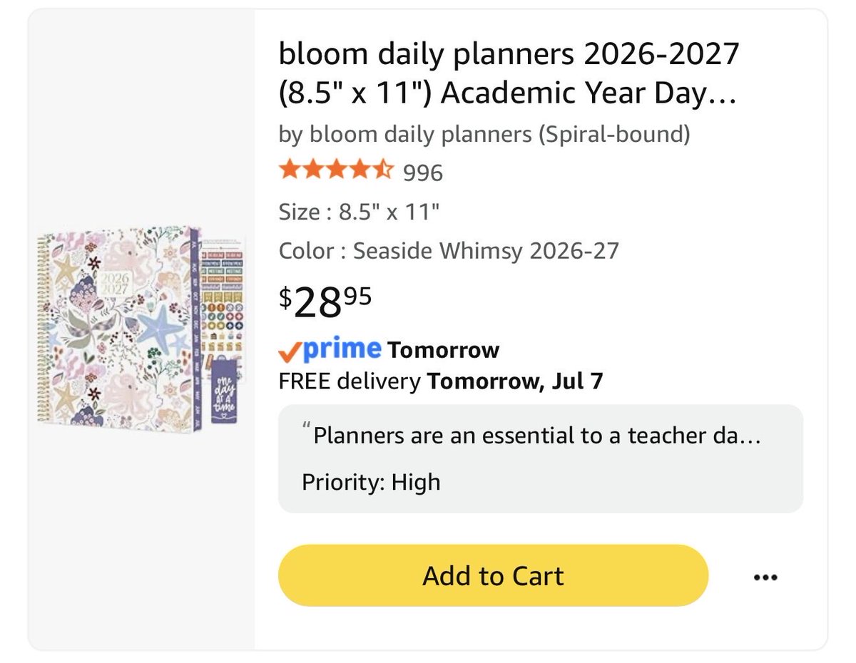 GinaMGarcia2's tweet photo. @CatieBrien @MrsRedavid Hello! 👋 I’m a fourth grade teacher in South Texas. My one item that I wish that would clear would be my teacher planner. ♥️ hopefully a fairy comes around to bless us all. 🥰https://t.co/VIN0LAFEAU https://t.co/vBhLFshhwK