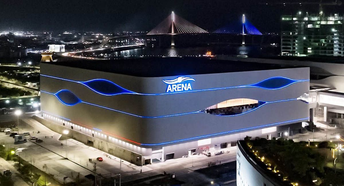 volleybagan's tweet photo. A new home for Philippine sports and entertainment. Welcome to SM Seaside Cebu Arena! 🏟️🇵🇭

📸 Kriston Villaester | SM Seaside Cebu Arena on Facebook https://t.co/4DSoiEuxsW