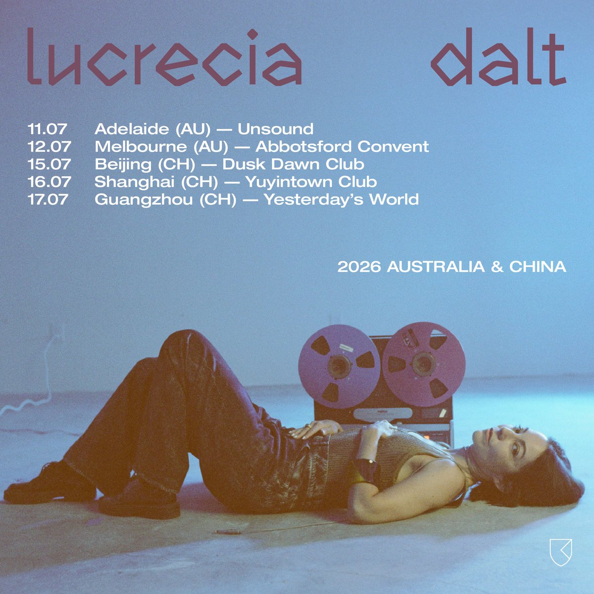 rvngintl's tweet photo. this week, @lucreciadalt continues her expedition across the globe, first bringing danger down under for a run of performances across australia, before making her explosive debut in china. these nights will light up stages and ignite eardrums⚡️
https://t.co/RG1Bm6uMYG https://t.co/YdKCeLMj0I