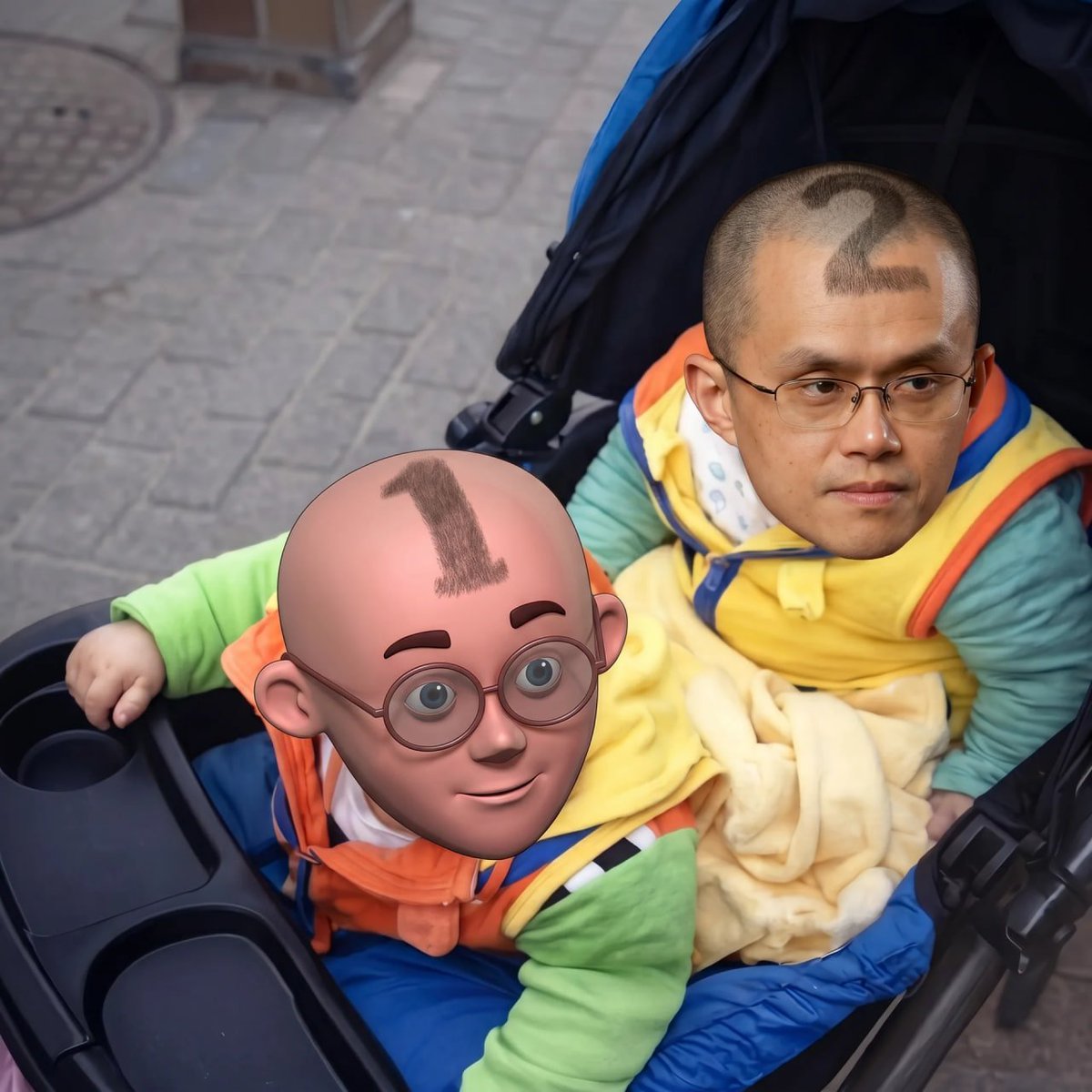 patlubsc's tweet photo. My brother from another mother @cz_binance https://t.co/pbth1xdwDd