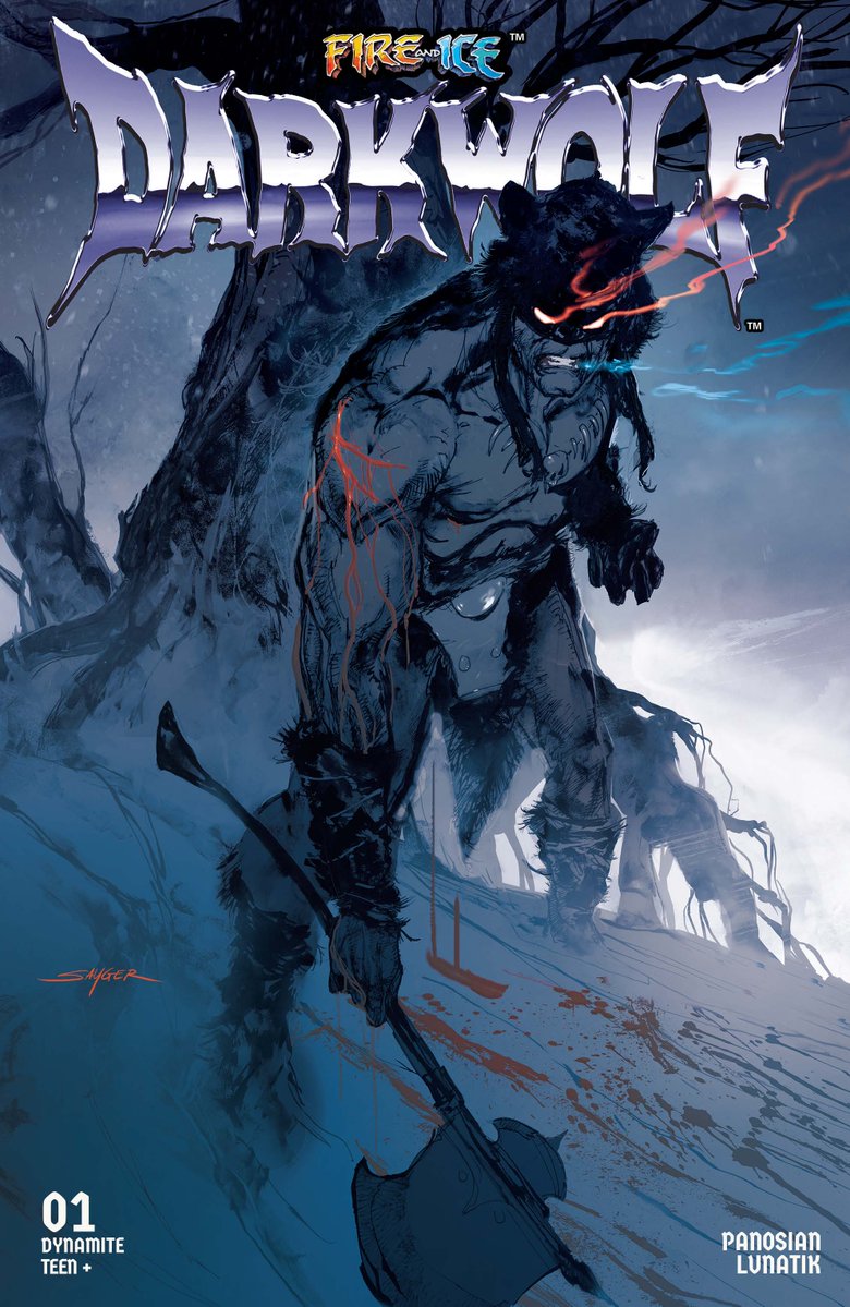 DynamiteComics's tweet photo. In stores this week, Fire and Ice: Darkwolf #1 from Dan Panosian and Audrey Lunatik with covers by Dan Panosian, Stjepan Sejic, Joe Jusko, Stuart Sayger and Cary Nord.

#fireandice #danpanosian #audreylunatik #stjepansejic #joejusko #stuartsayger #carynord

https://t.co/hWuwswAHLj