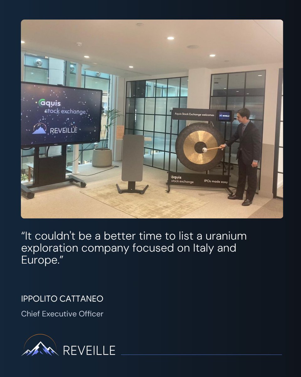 Rev_plc's tweet photo. We did it!  

We have successfully listed on Aquis, having raised a total of £2.68 million (£680K pre-IPO and £2 million through IPO raise) 

We are pleased to see strong market interest on the first day of trading. 

Thanks to our investors for their support.  AQUIS: REV 

#REV #Uranium