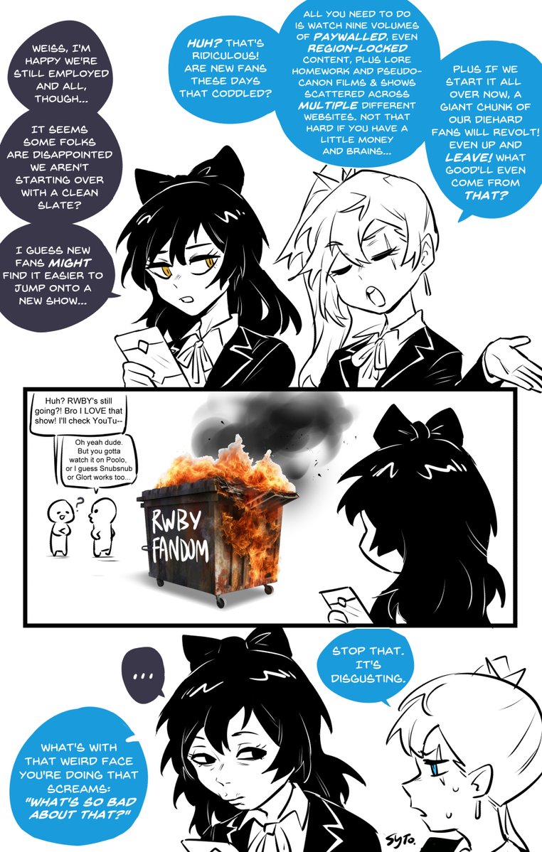 sytokun's tweet photo. Reporting live from RWBY fandom https://t.co/gdpAJ7otnv