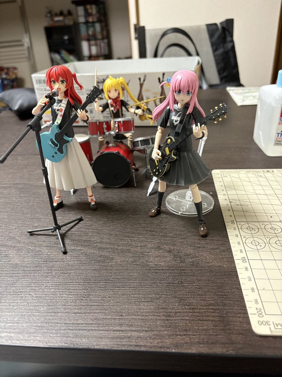 john19910501's tweet photo. 最近模活サボってました😭
久しぶり作った面々です😍
結束バンド3人揃ってあとリョウちゃんのみ😆
#模活
#閃光のハサウェイ
#プラモデル好きな人と繋がりたい https://t.co/VsPabRHygg