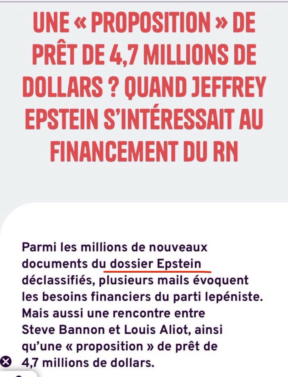 Pito843's tweet photo. @YvesA3k @poubz451 @AlertesInfos Avant d’enlever la retraite, il serait intéressant que le RN rende déjà les 4 millions d’€ qu’il t’a volé.
Dis moi qui tu fréquentes et je te dirais qui tu es!!!
Une future Présidente sous bracelet, ça n’existe qu’en France !?!?! https://t.co/cEPwLx6ap2