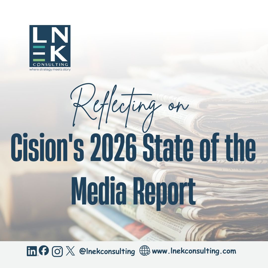 LNEKConsulting's tweet photo. @LindaNEK explores what stood out most from Cision's 2026 State of the Media Report, what these insights should change about the way communications teams work, and the critical gaps that still need to be addressed.

📌Full article: https://t.co/h4SG2AHt2E https://t.co/lvTKNQBSuE