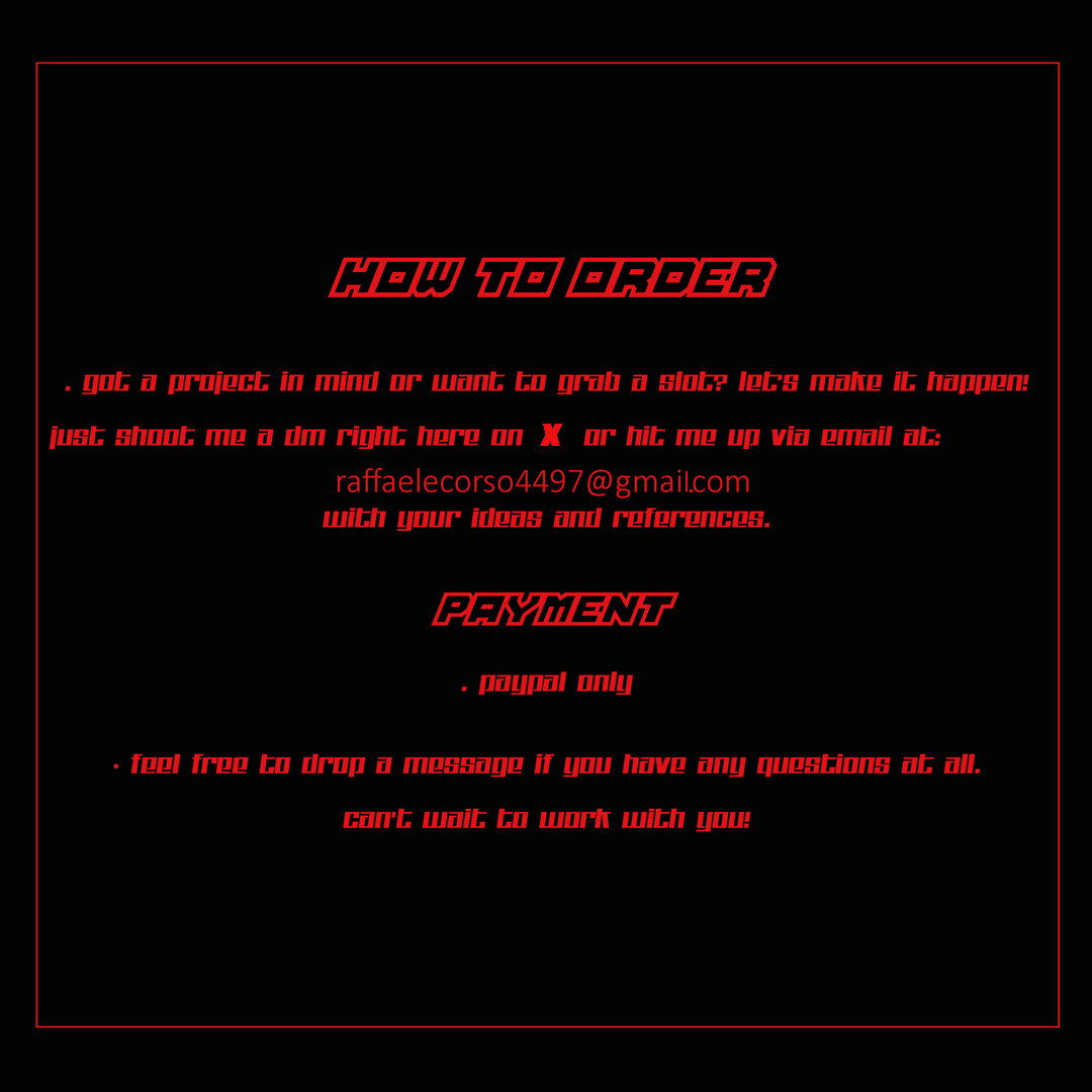 corso_raffaele's tweet photo. OPEN COMMISSION!!
Hey guys! Summer commissions are officially OPEN! ☀️ I’ll be taking on projects from now until the end of the season. Slots are limited, so make sure to grab yours fast! DM me if you're interested!
#opencommission
#commisionwork #conceptart #characterdesign https://t.co/CWjmksvkQw