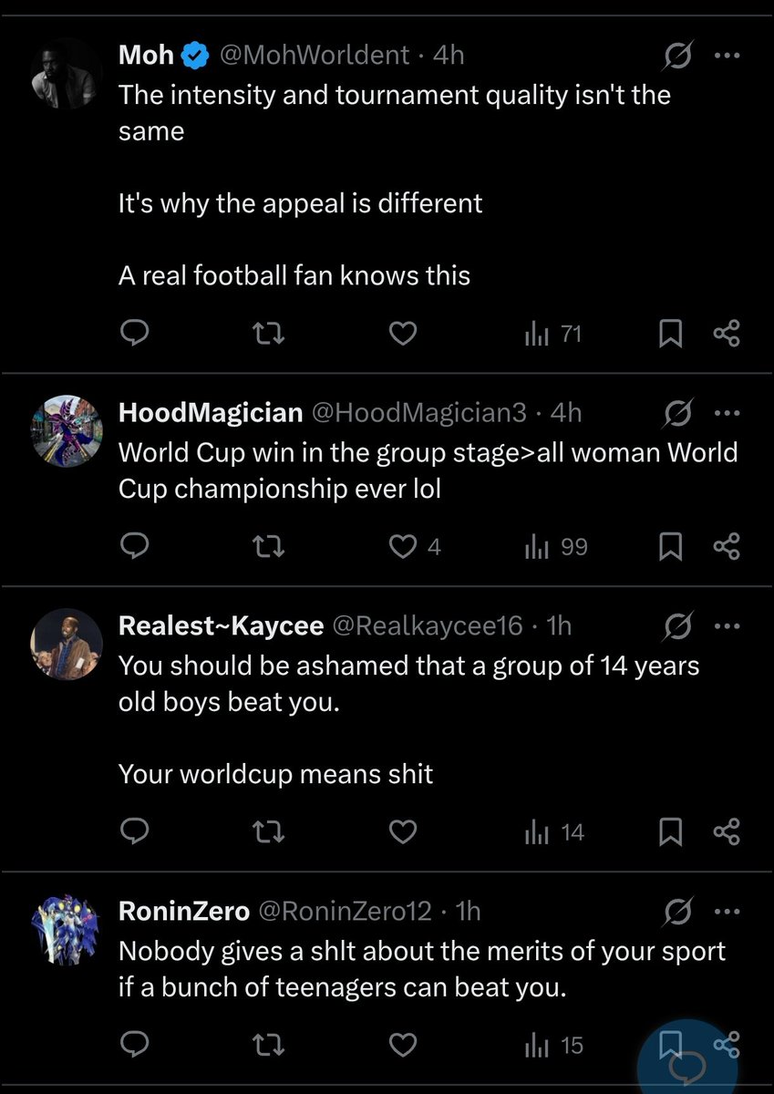 oddestmoon's tweet photo. why can't men read? I don't get it. they keep bringing up completely irrelevant points and acting like they did something. your right to education was bestowed upon you for free and yet you refuse to exercise it. https://t.co/ks7davALeL