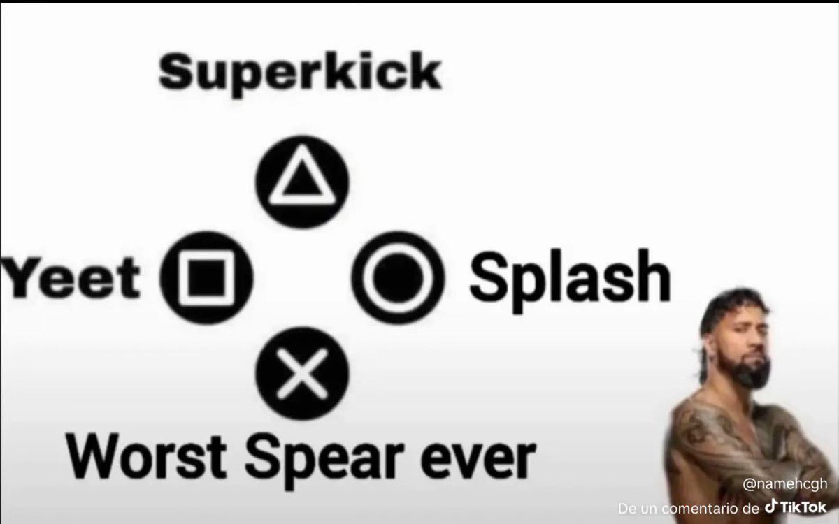 GilbertoEst3's tweet photo. @WWEJEY_USO R3 = cheat on your wife https://t.co/G6KLuh6ieJ