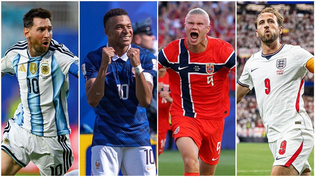 PlayProphetX's tweet photo. Current Golden Boot Odds 👢

Mbappe (7) +140
Messi (7) +188
Haaland (7) +720
Kane (6) +820 

One of the best races we've seen in the World Cup. Messi is -130 to score at least once today vs Egypt, how will the market react based on Messi's performance today? https://t.co/XWHwmZHV3M