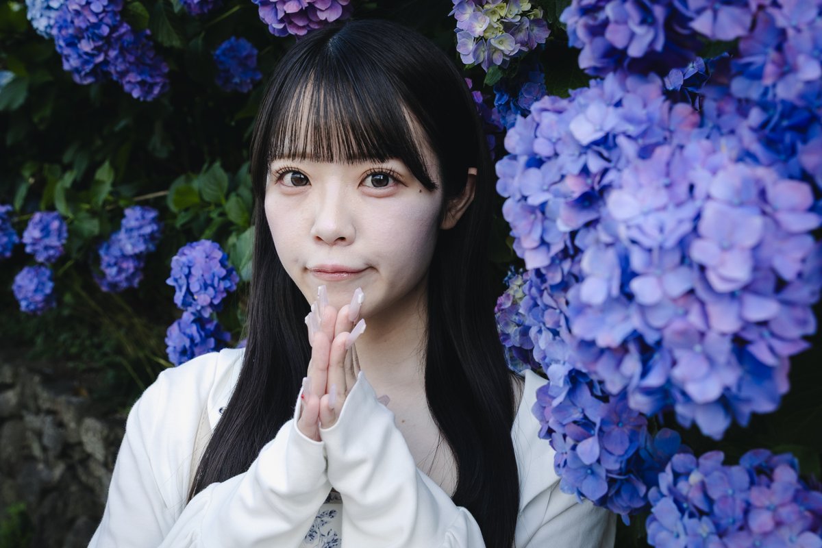 ma_a0218's tweet photo. 立花りらさん（@rira___t）
紫陽花⑧
#立花りら https://t.co/twythOiu0s