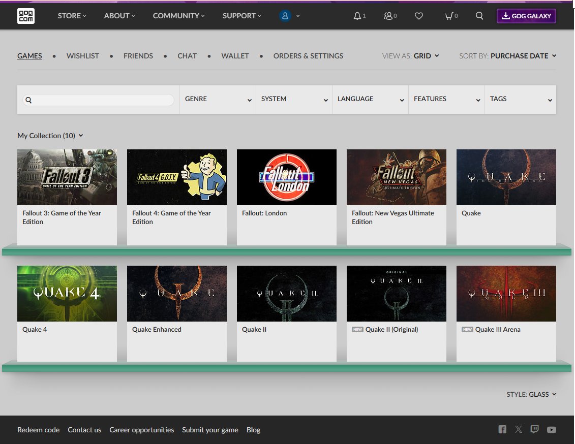 mrdeliveryz's tweet photo. as a solution for the Gamers that want their games downloaded and owned, offline and with no DRM in order to play, I use gog . com . 

great project