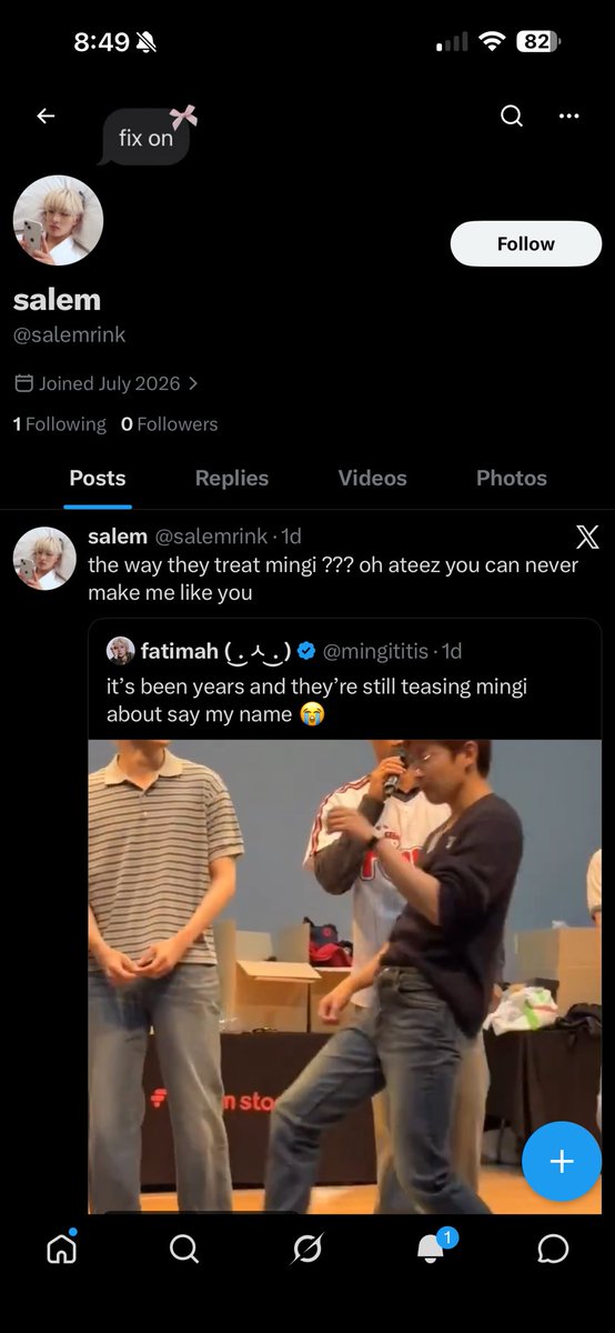 yuyufocus's tweet photo. SOLO STAN ALERT!!

fucking weirdo left this comment under one of my posts.

do not interact, please block and report @/salemrink https://t.co/XyW9dIrOXF