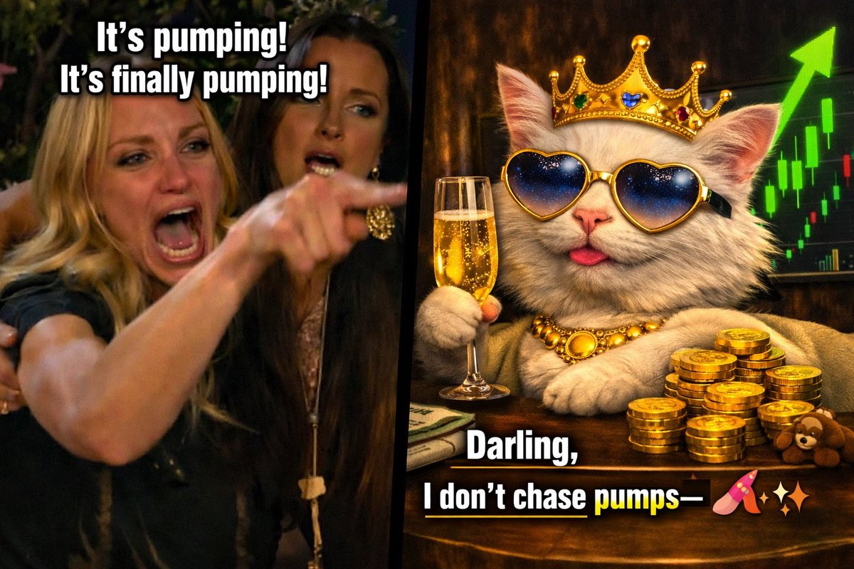 GlossiCat7's tweet photo. When the charts go green, Glossi stays gold. ๐
โจ
I donโt chase pumps โ I create them.โ
#GlossiCat #BullRunEnergy #CryptoQueen #SolanaVibes #MemeCoinMagic #LuxuryOnChain #FOMOFree #LetItPump #GlossiVerse #TokenRoyalty https://t.co/IXDZbKCD22