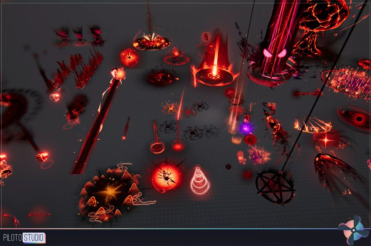pilotostudio's tweet photo. Last few days to get our super magic bundle with over 1400+ VFX ready for your game!

BUY NOW WITH 50% OFF ▶️https://t.co/RvU5vWpLHT

#GameDev #GameArt #StylizedArt #VFX #3DModeling #GameAssets https://t.co/KoFU5ZcWqz
