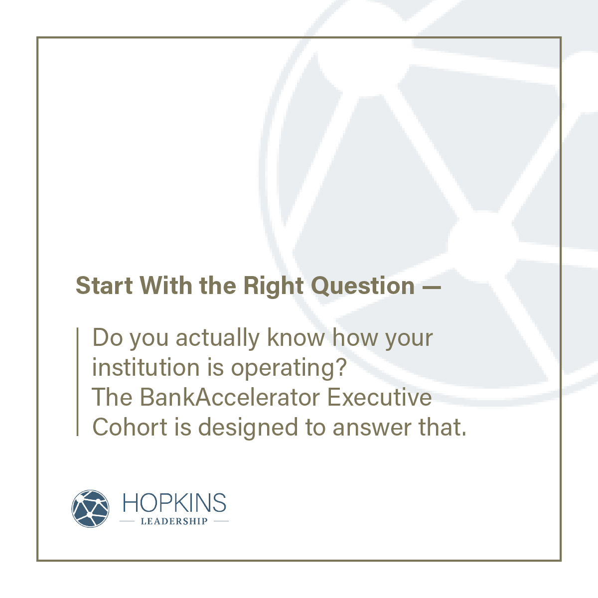 FrankExecCoach's tweet photo. Most leaders start with performance metrics.

The better question is whether those metrics accurately reflect what's happening inside the institution.

Strong financial results can mask leadership gaps. Declining https://t.co/AmDumLJuJE